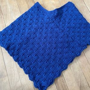 New handmade toddler poncho